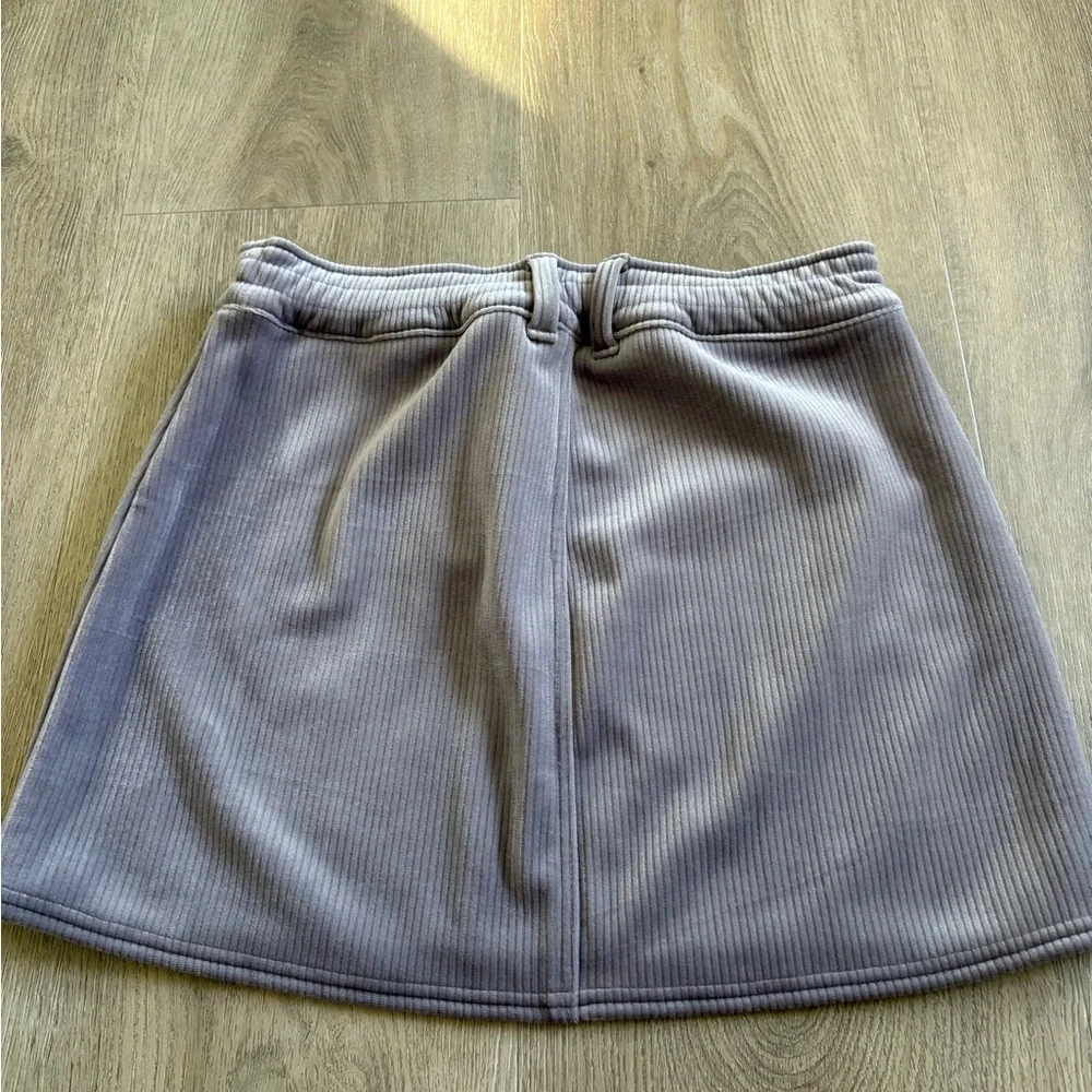 ALO Yoga Women's Gray Mini Skirt
